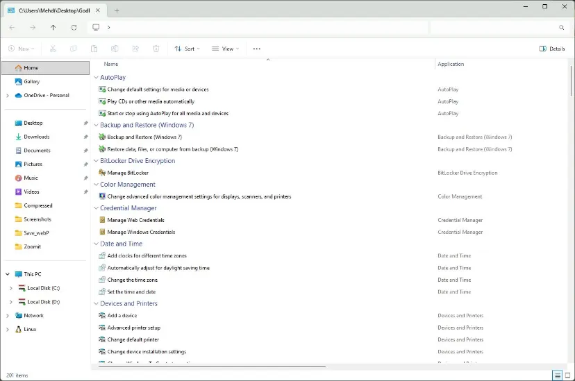 قابلیت مخفی گاد مود (God Mode)